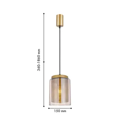 Подвес Galler 4346-1P, 1*E27*40W. ТМ F-Promo