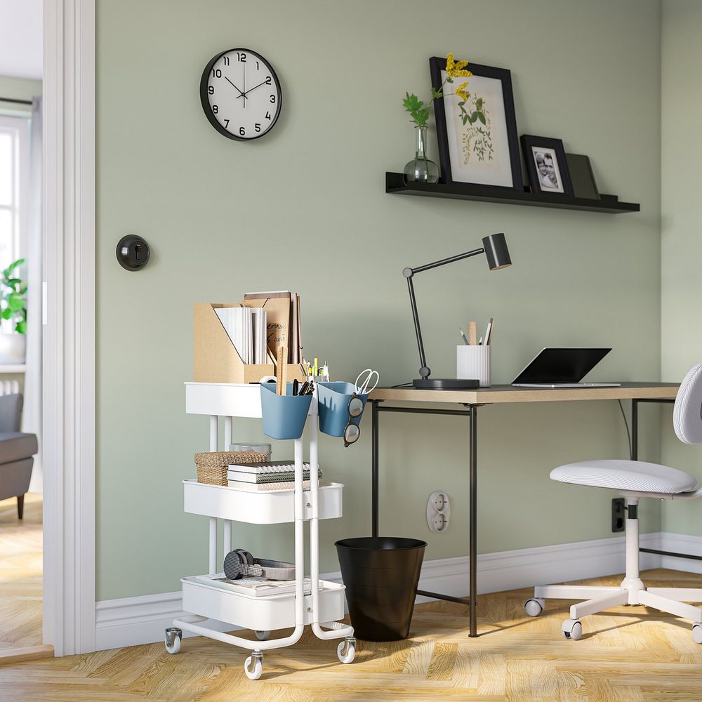 IKEA SUNNERSTA  (ИКЕА СУННЕРСТА)  -  Контейнер - сине-серый 12x11 см