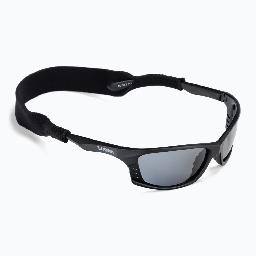 Спортивные очки OCEAN Cyprus / Matte black / Smoke Polarized lenses