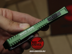 Heretic Knives Manticore-E S/E - зеленая рук, светлый клинок RK/Н105