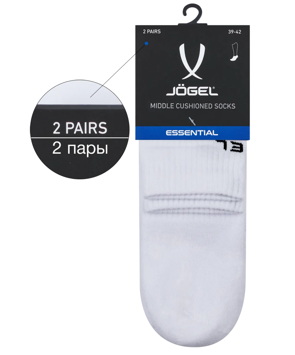 Носки средние ESSENTIAL Mid Cushioned Socks, белый