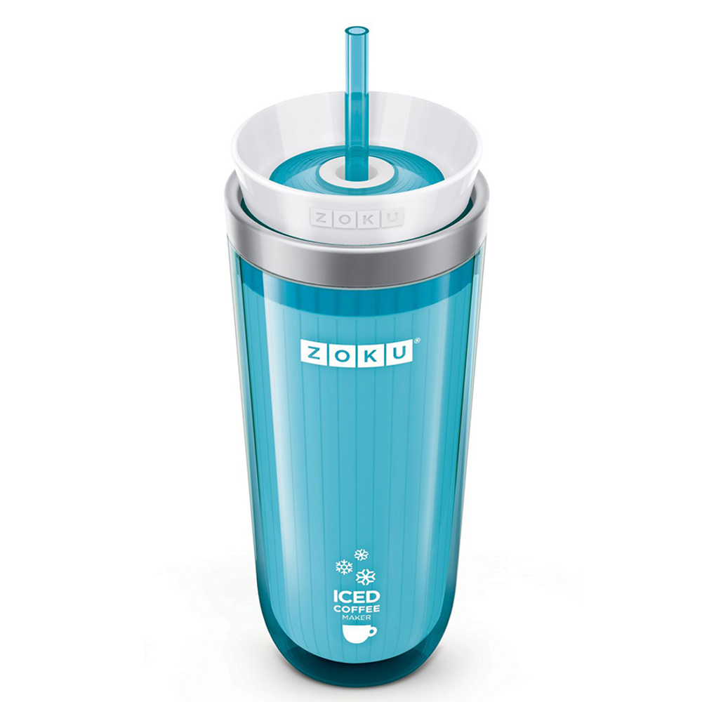 Стакан для охлаждения напитков iced coffee maker голубой