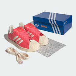 Adidas Кроссовки Pokémon Superstar II, розовый/кремовый
