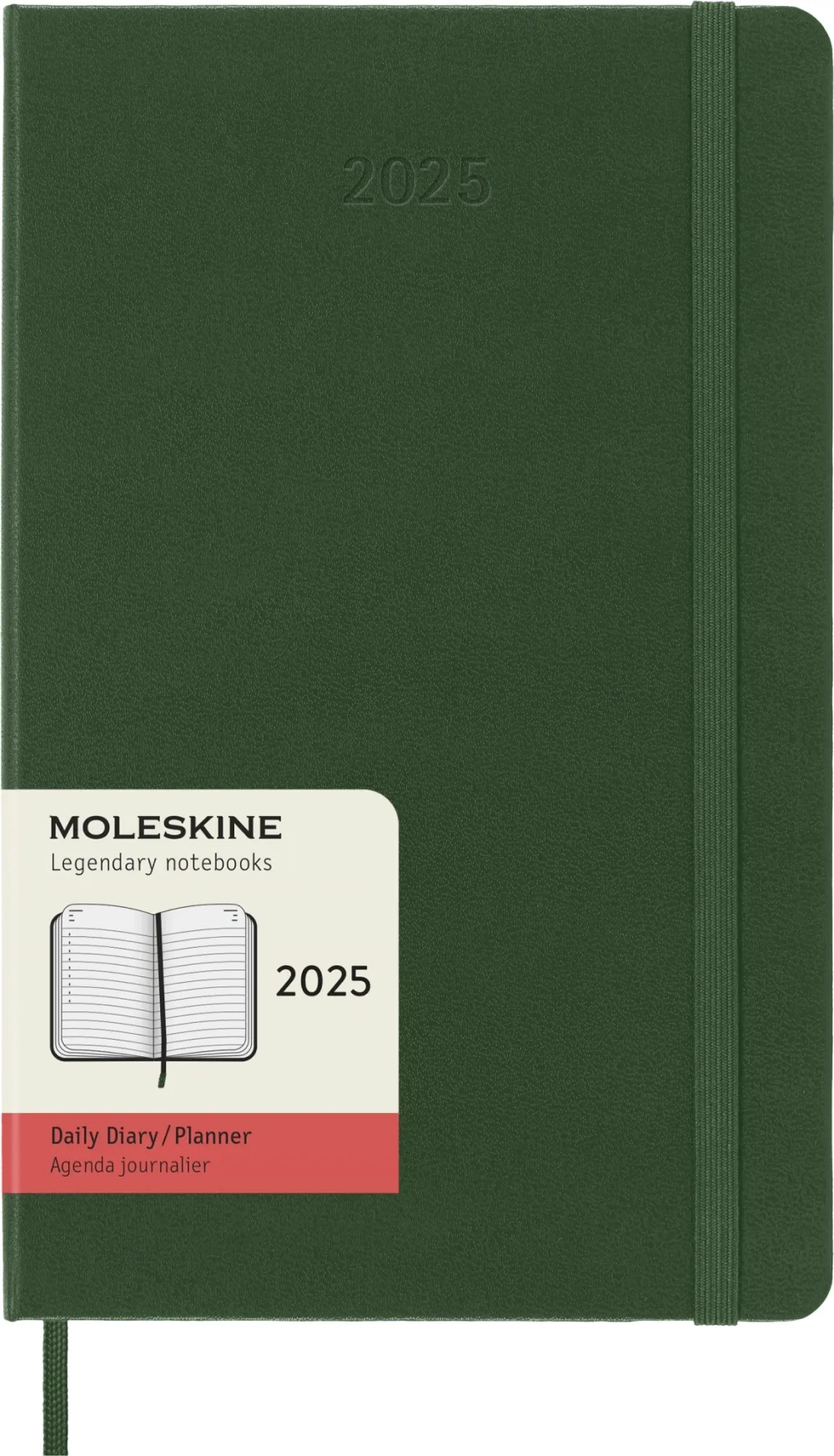 Ежедневник Moleskine Classic (DHK1512DC3) 13х21см твердая обложка зеленый