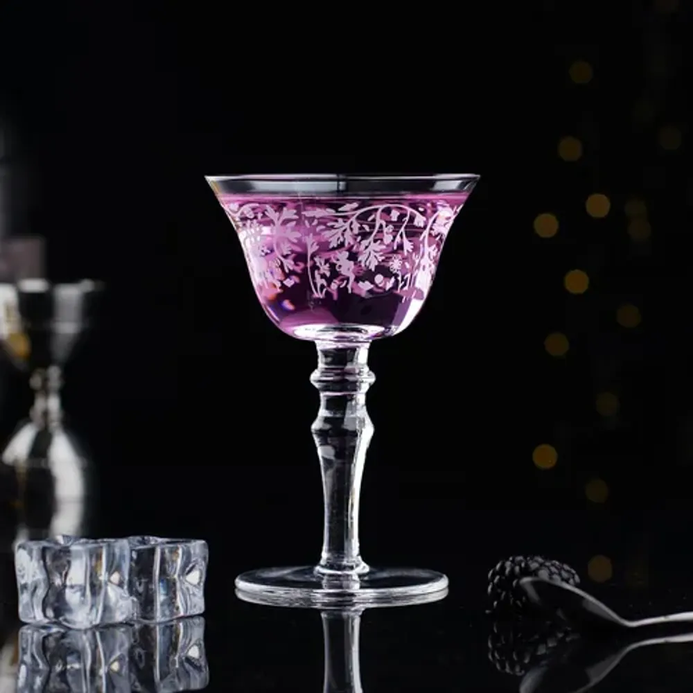 Рюмка коктейльная 185 мл "Retro" декор d 9,2 см h14 см Cocktail Week P.L. [6]