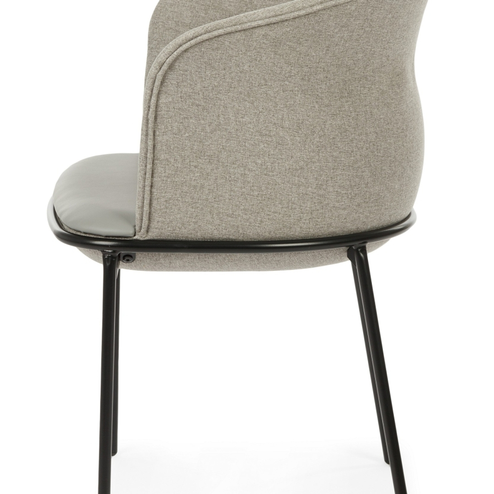 Обеденный стул Embrace с подлокотниками серый