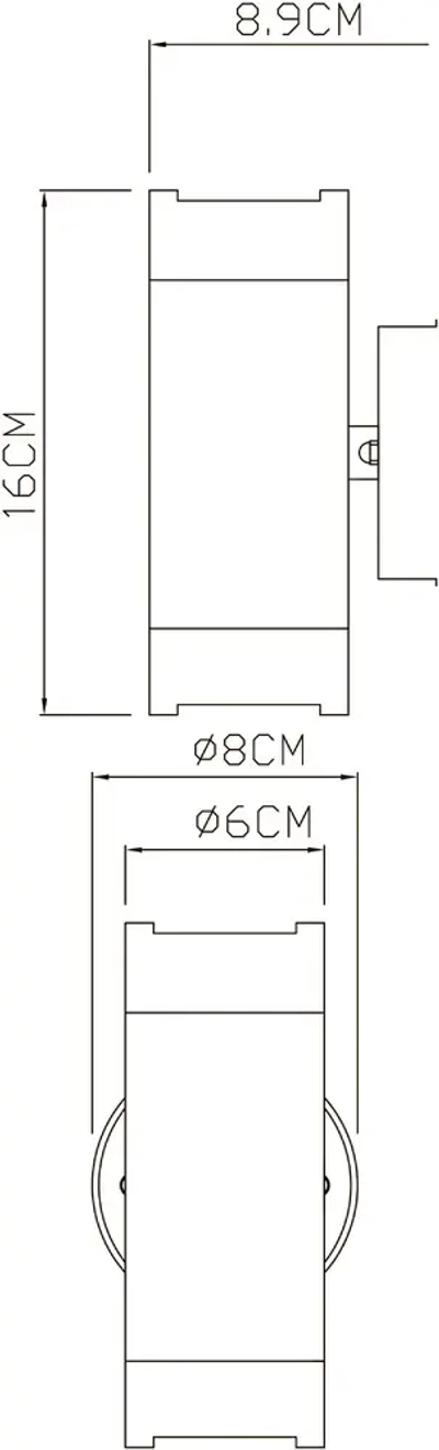 Фасадный светильник Arte Lamp ATLAS A3503AL-2BK, 2хGU10