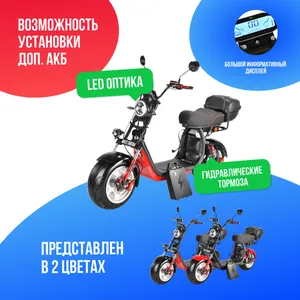 Электроскутер WHITE SIBERIA PRO MAX 3950W (Черный) фото №4