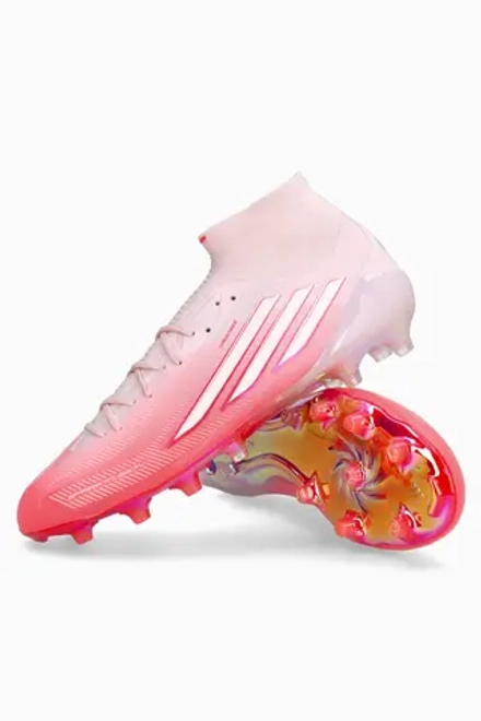 Бутсы adidas F50 Elite Sparkfusion Mid FG/AG для женщин - белый