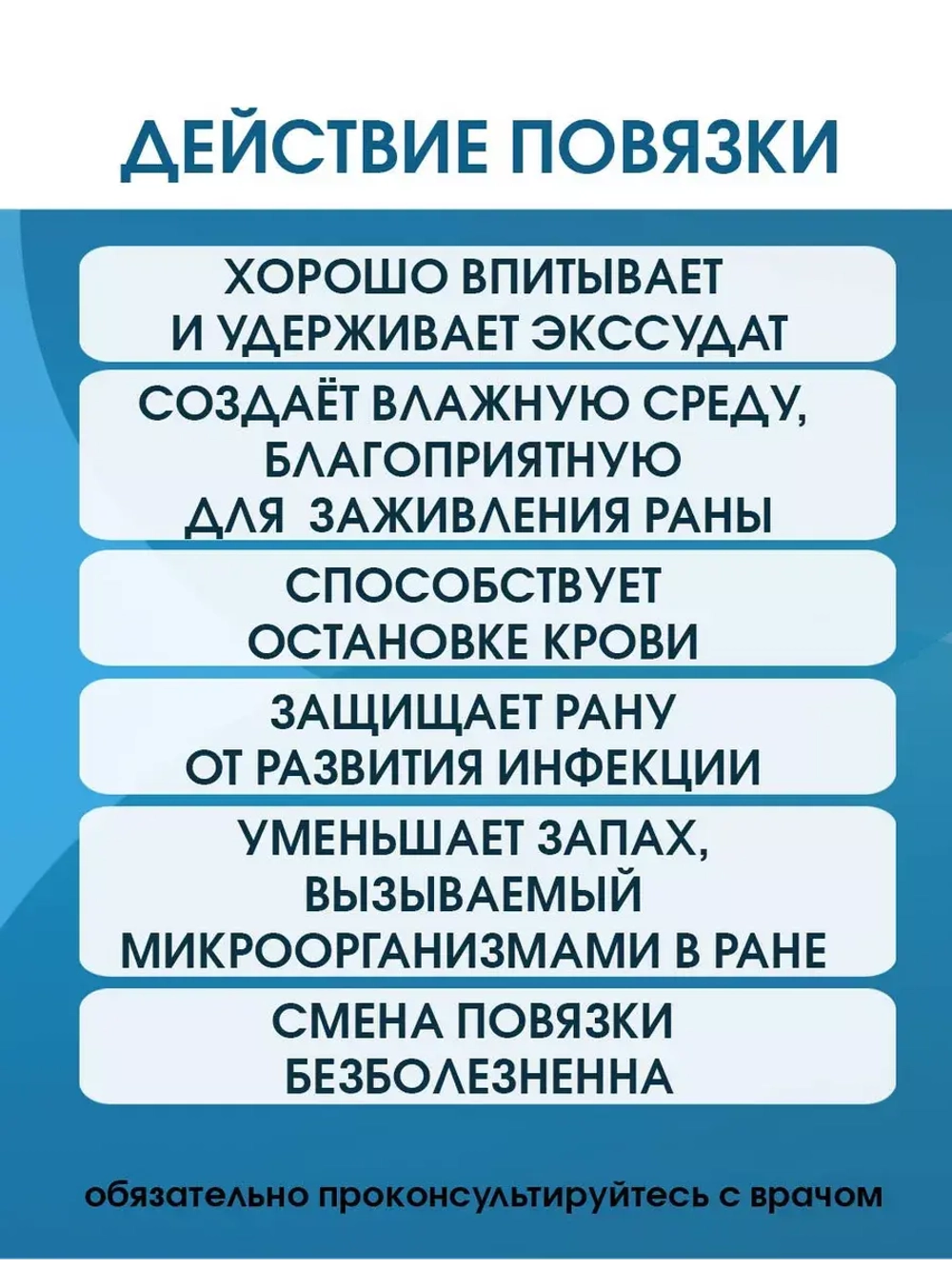 Повязка с серебром гидрогелевая альгинатная АльгоДжелль Аг+ 5х5 см. Набор из 10 штук