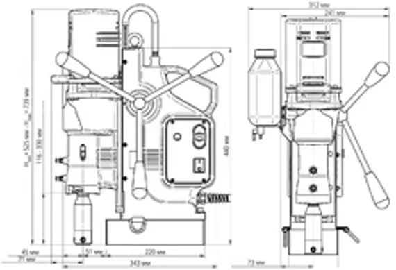 Станок для заточки корончатых сверл Promotech SM-101 (СМ-101)