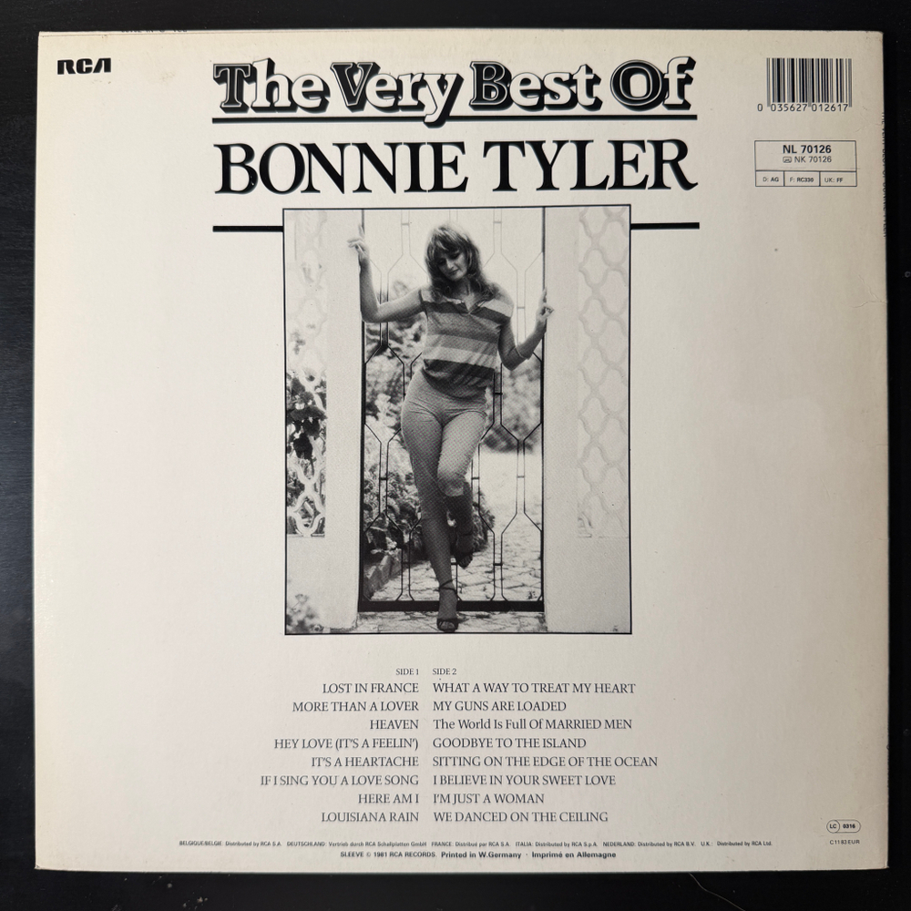 Bonnie Tyler - The Very Best Of (Германия 1981г.)