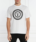 Футболка SERIGRAFICHE Versace Jeans Couture - белый(76GAHT06CJ00T)