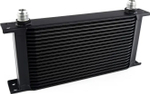 Универсальный масляный радиатор Mishimoto Universal Oil Cooler - 19 Row, with Thermostat - Black