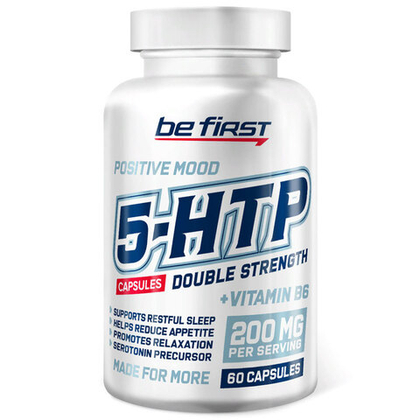 Be First 5-HTP 200 мг. + B6 Double Strength (60 капс.) -