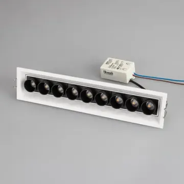 Встраиваемый светильник 20W 3000K 031931 белый MS-ORIENT-BUILT-TURN-TC-S67x300-20W Warm3000 Arlight