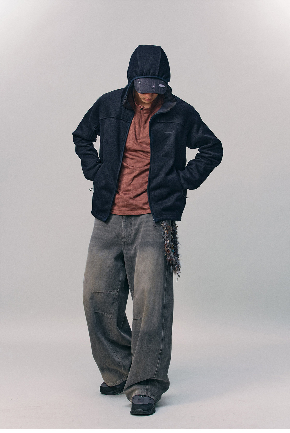 Худи Nothomme Monterest Fleece-Lined синий