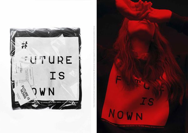 Толстовка Futureisnown Tag Back Sweatshirt Черная - фото 14