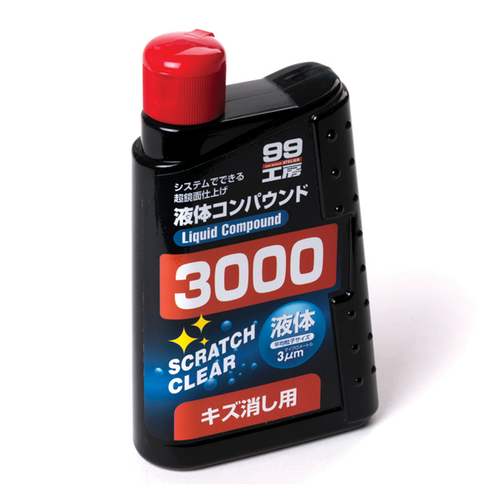 Полироль абразивный 3 микрона Soft99 Liquid Compound #3000 ,300 мл 09144