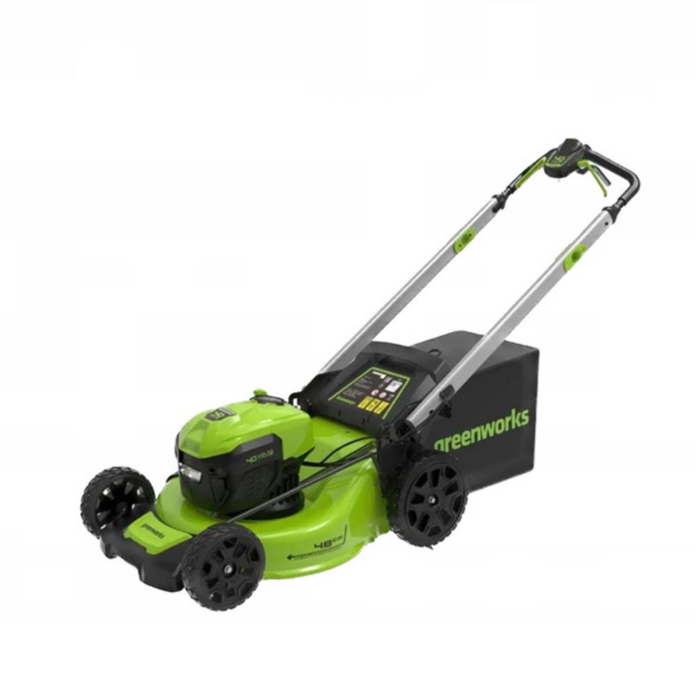 Газонокосилка аккумуляторная Greenworks G40LM35 АКБ G-MAX 40.0В 1х4Ач ширина среза 35см h20-70мм V40