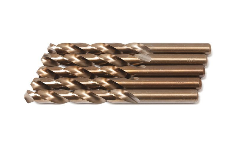 Сверло по металлу 12.5мм HSS+Co(5шт), в пластиковом футляре RockForce##Rock FORCE RF-DSP125H