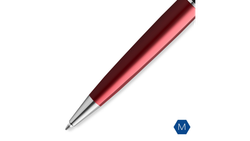 Шариковая ручка Waterman "Expert Dark Red Lacquer CT Black", стержень: M, цвет чернил: blue.