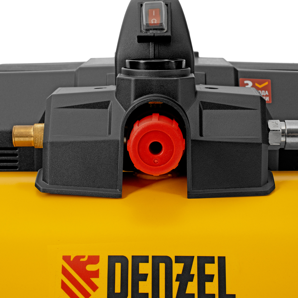 Компрессор DLS750/6 безмасляный малошумный 750 Вт, 140 л/мин,ресивер 6 л// Denzel