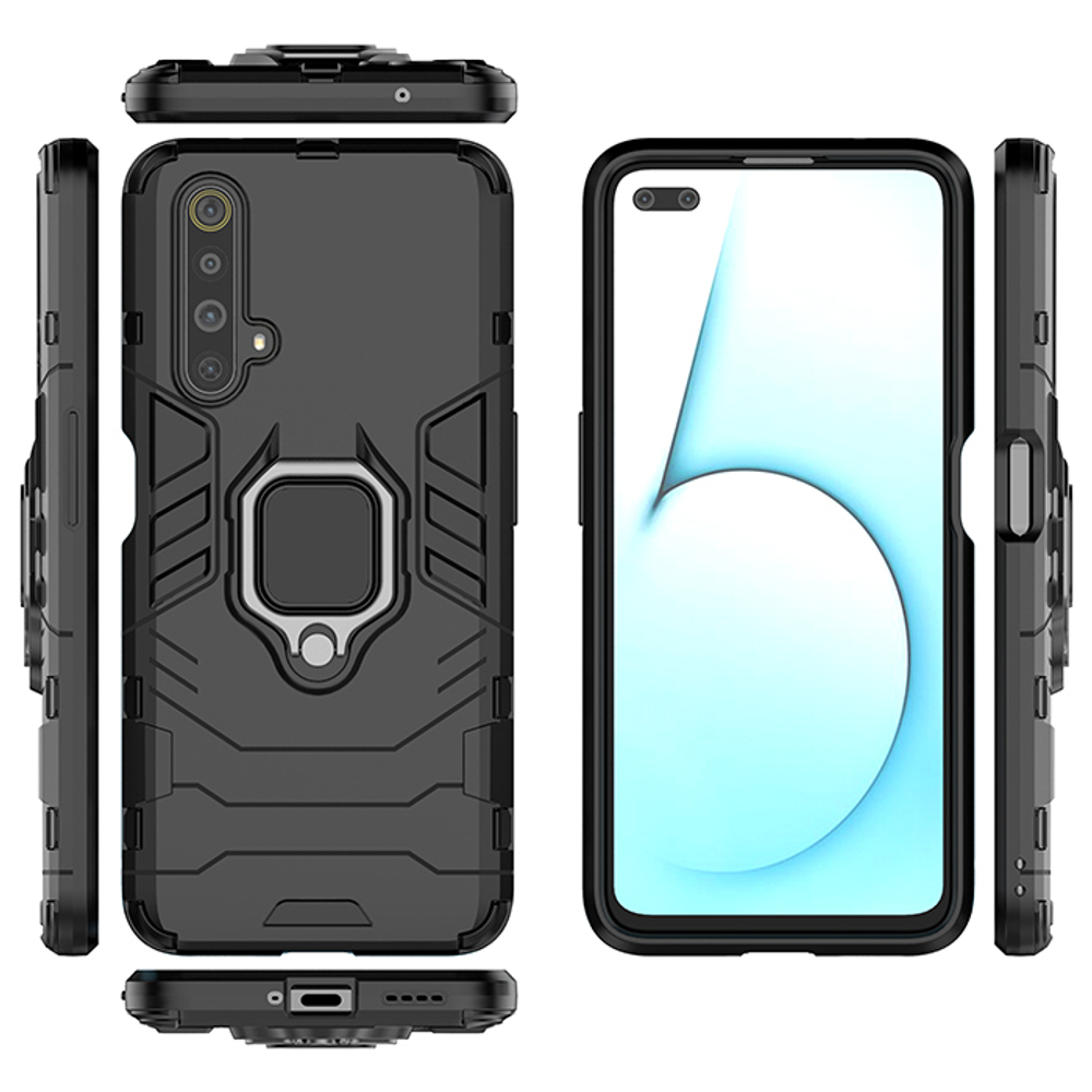 Противоударный чехол с кольцом Panther Case для Realme X3 Super Zoom