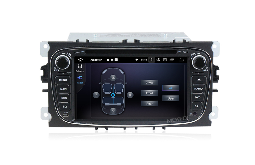 Установочный комплект для FORD Focus II, Mondeo, S-MAX, Galaxy, Tourneo/Transit Connect черный  KUBERG MKD-7028B-P30