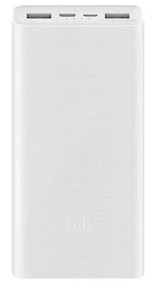 Внешний аккумулятор Xiaomi Mi Power Bank 3 20000 mAh USB Type-C Белый