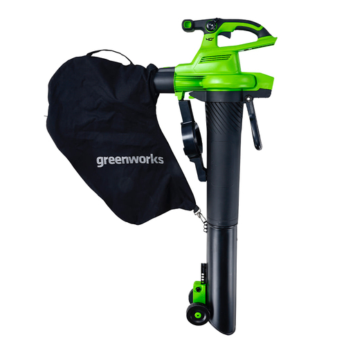 Воздуходув-Садовый Пылесос аккумуляторный Greenworks Арт. 2406907, 40V, бесщеточный, без АКБ и ЗУ