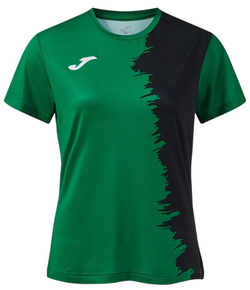 Женская футболка Joma Picasho Short Sleeve - green/black