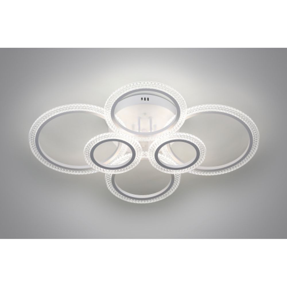 Светильник потолочный светодиодный Rivoli Marion 6107-109 132 Вт LED 2800К - 6200К модерн с пультом | Rivoli