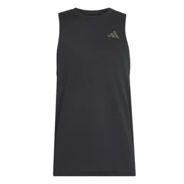 Мужская теннисная футболка Adidas Sleeveless - black