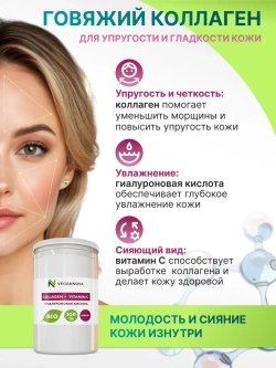Коллаген с витамином С и гиалуроновой кислотой (350 гр)