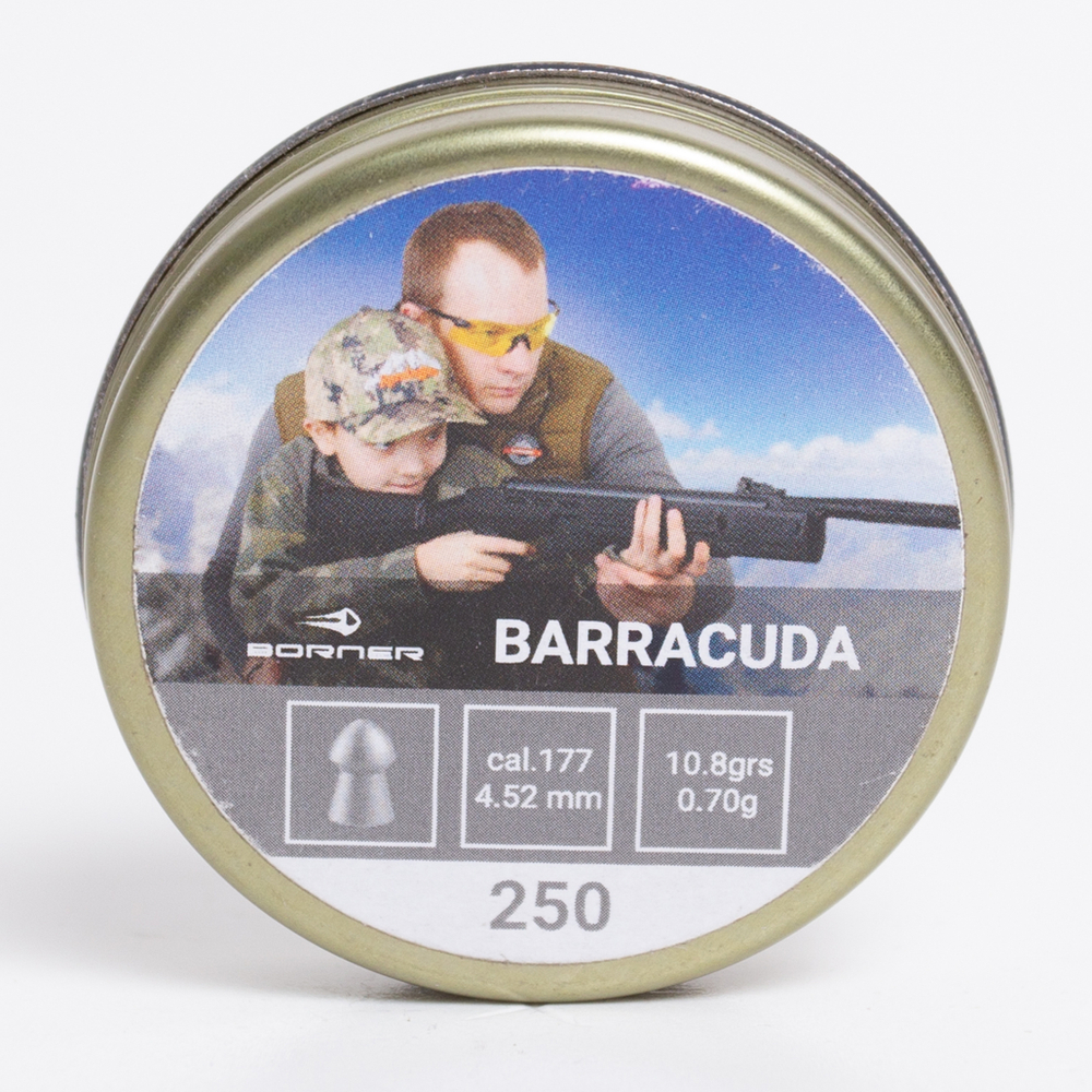 Пули Borner Barracuda 4,5 мм 0.7 г (250 шт)