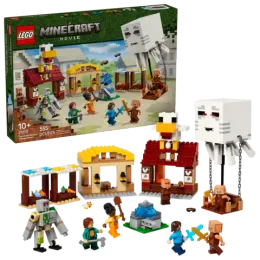 Конструктор LEGO Minecraft 21273 Нападение на деревню на призрачном воздушном шаре