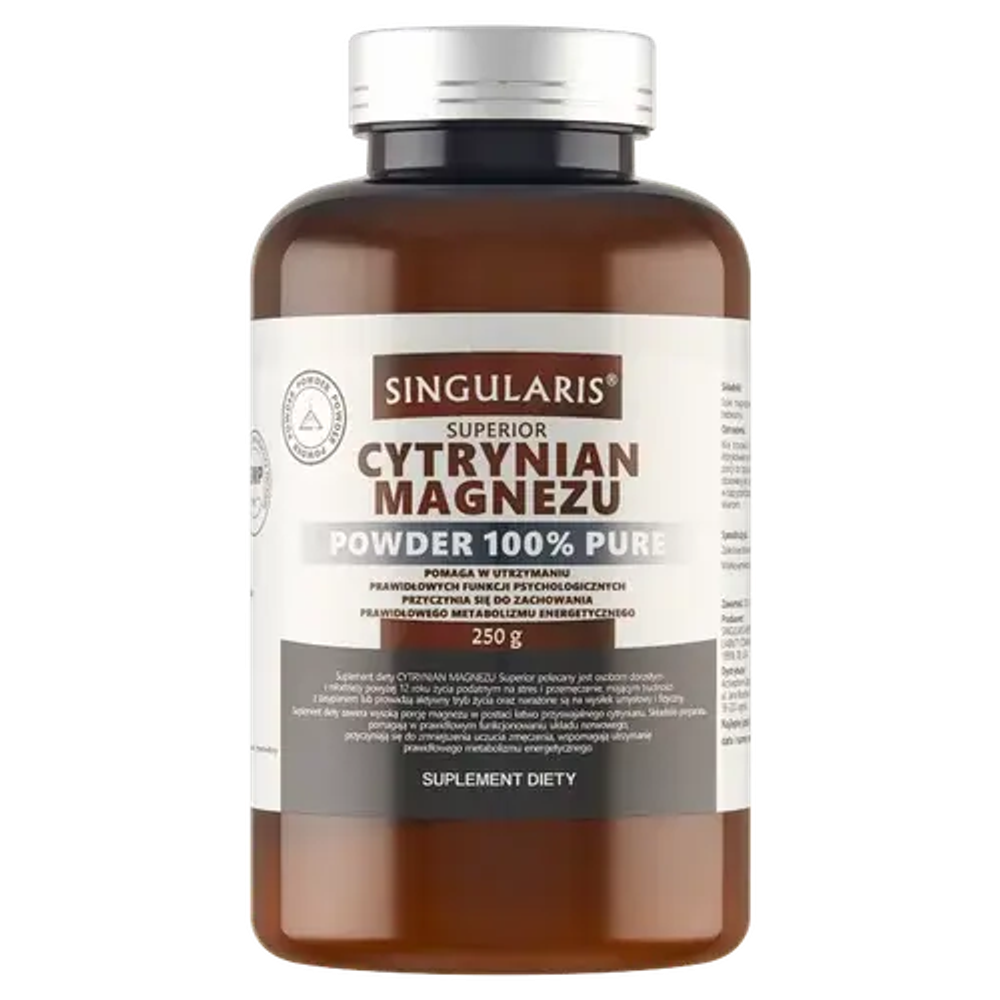 Singularis Superior Magnesium Citrate 100% Pure - порошок 250 г