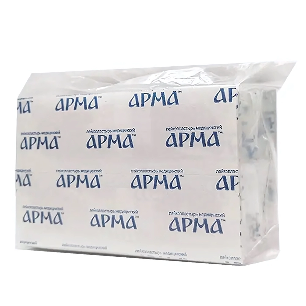 Лейкопластырь АРМА бактериц. полимерный телесный, 25х72мм ПЭ №100 шт