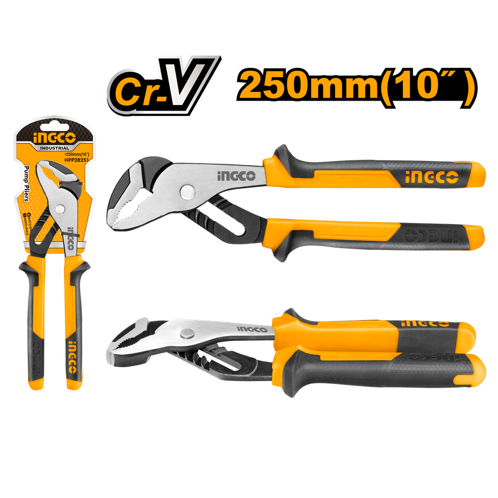 Клещи переставные INGCO HPP28251 INDUSTRIAL 250 мм Клещи переставные INGCO HPP28251 INDUSTRIAL 250 мм