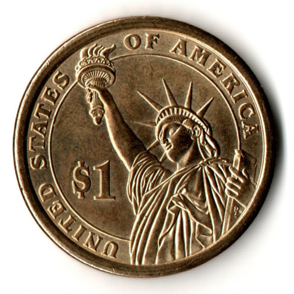 Монета США - 1 доллар 2008 год - 5-й президент США Джеймс Монро