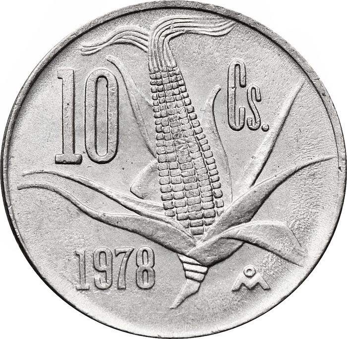 10 сентаво 1978 Мексика