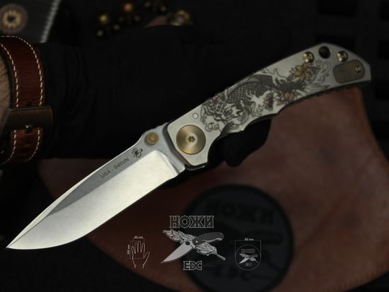 Складной нож Spartan Blades Hersey Folder "KOI"  SB/SF5KOI c клинком из стали CPM-S45VN, рукоять титан
