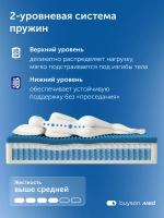 Матрас ПроЗаботу, 30 см, односторонний, независимые пружины