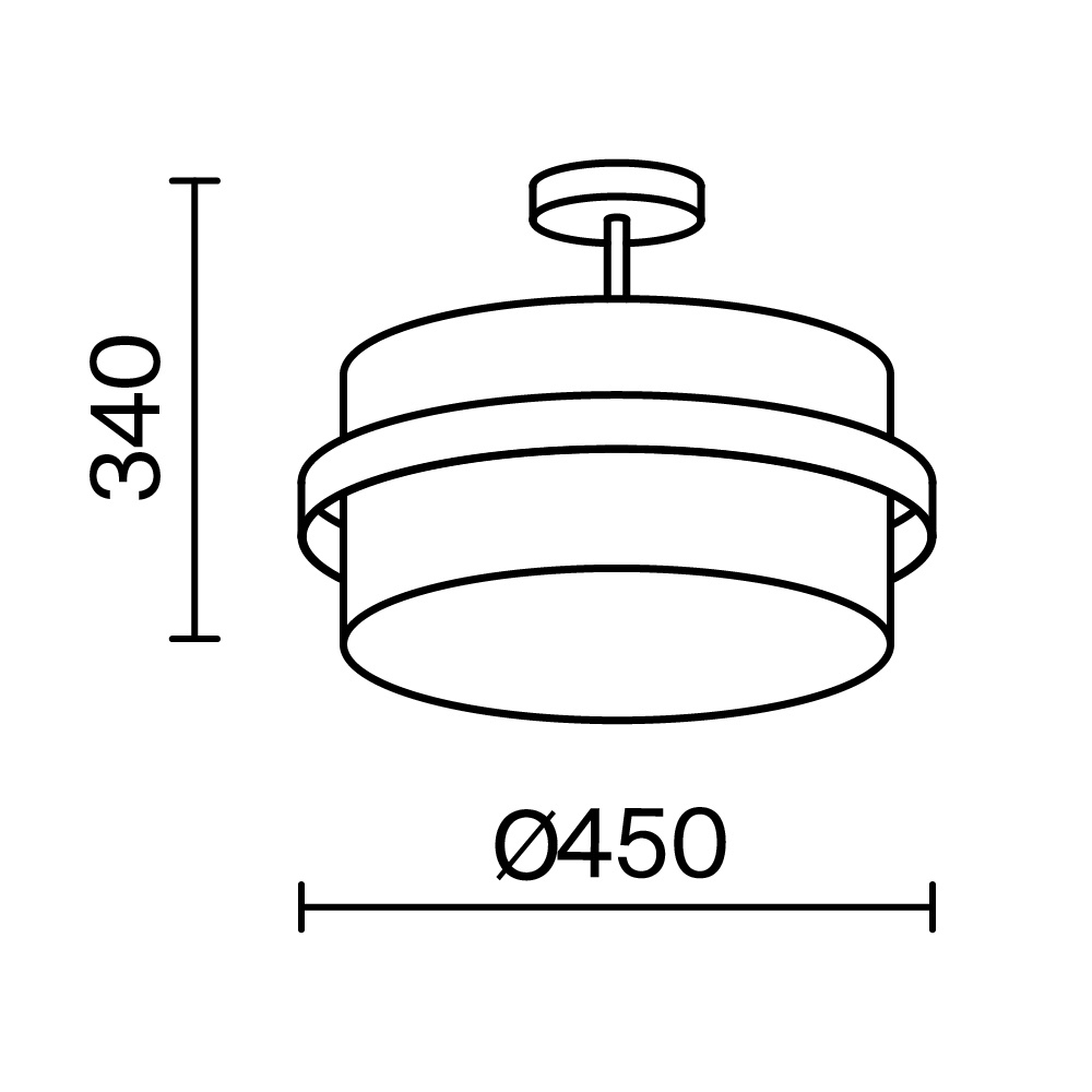 Потолочный светильник Freya FR5367CL-03BS