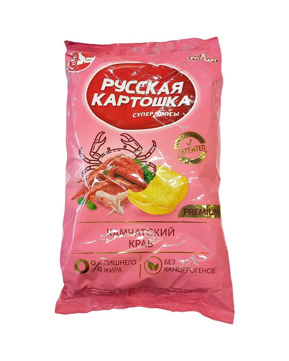Чипсы Русская картошка камчатский краб, 140 гр