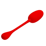 Красное перезаряжаемое виброяйцо Knucker (Цвет: красный)