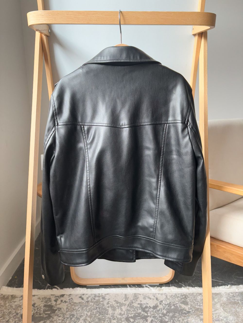 Куртка косуха из искусственной кожи Zara, 152
