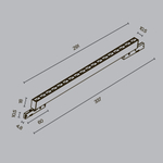 Магнитный трековый светильник Maytoni Points TR193-1-15W4K-M-B