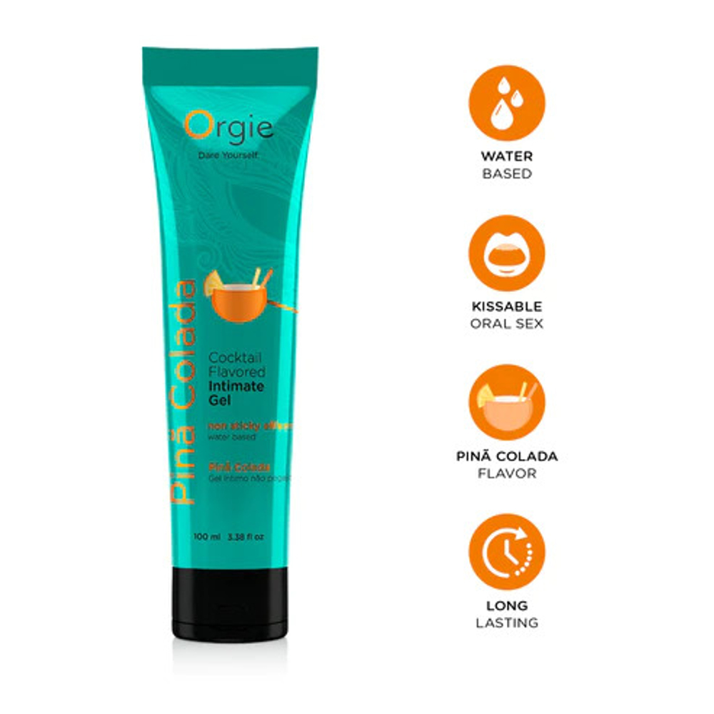 Orgie Lube Tube - Оральный лубрикант, Пина Колада, 100 мл